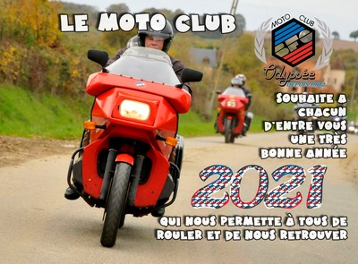 Bonne année et bonne santé à moto